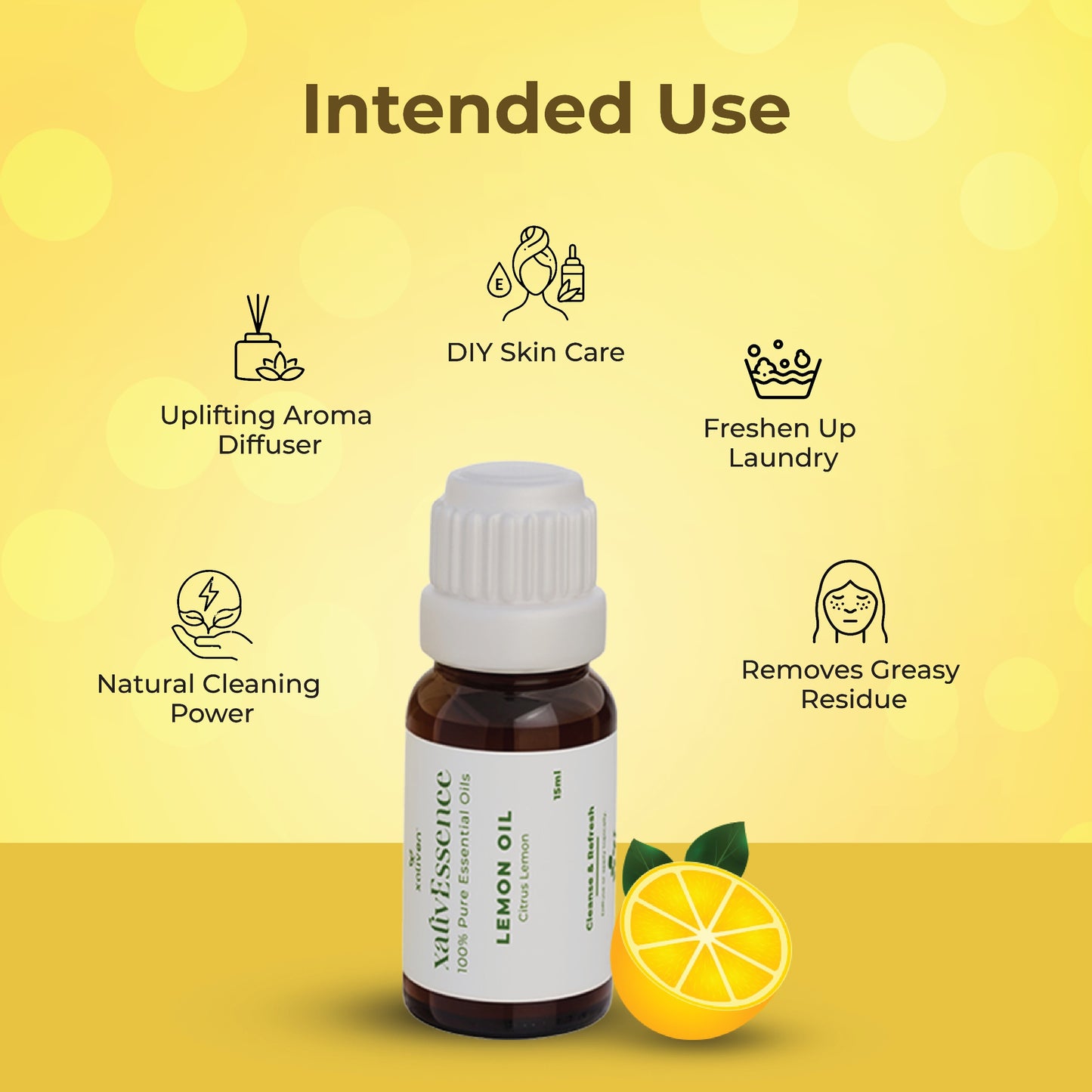 XalivEssence Lemon Essential Oil 15ml